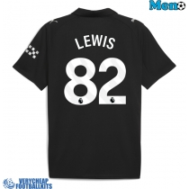 Manchester City Rico Lewis #82 Replica Away Shirt 2025-26 Short Sleeve